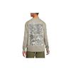 Nike Letter Print Crew Neck Pullover Long Sleeve T-Shirt Men Tops Gray DJ5775-320