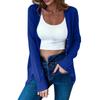 Women's Casual Long Sleeve Button Down Cardigan Sweater Lightweight Soft Knit Open Front Coat