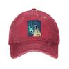 Cartoon Gravitys Falls Washed Denim Cap Casual Baseball Caps Adjustable Hat Summer Unisex Baseball Hats