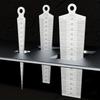 4pcs Stainless Steel High Precision Gap Ruler, Wedge Stopper Tapered Bore Gauge, Internal Diameter Sizing Gauge