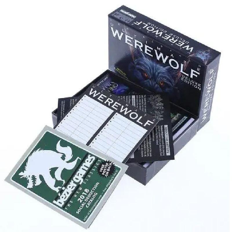 One Night Ultimate Werewolf Board Game Colorful Box High-quality Copper Paper Interactive Play
