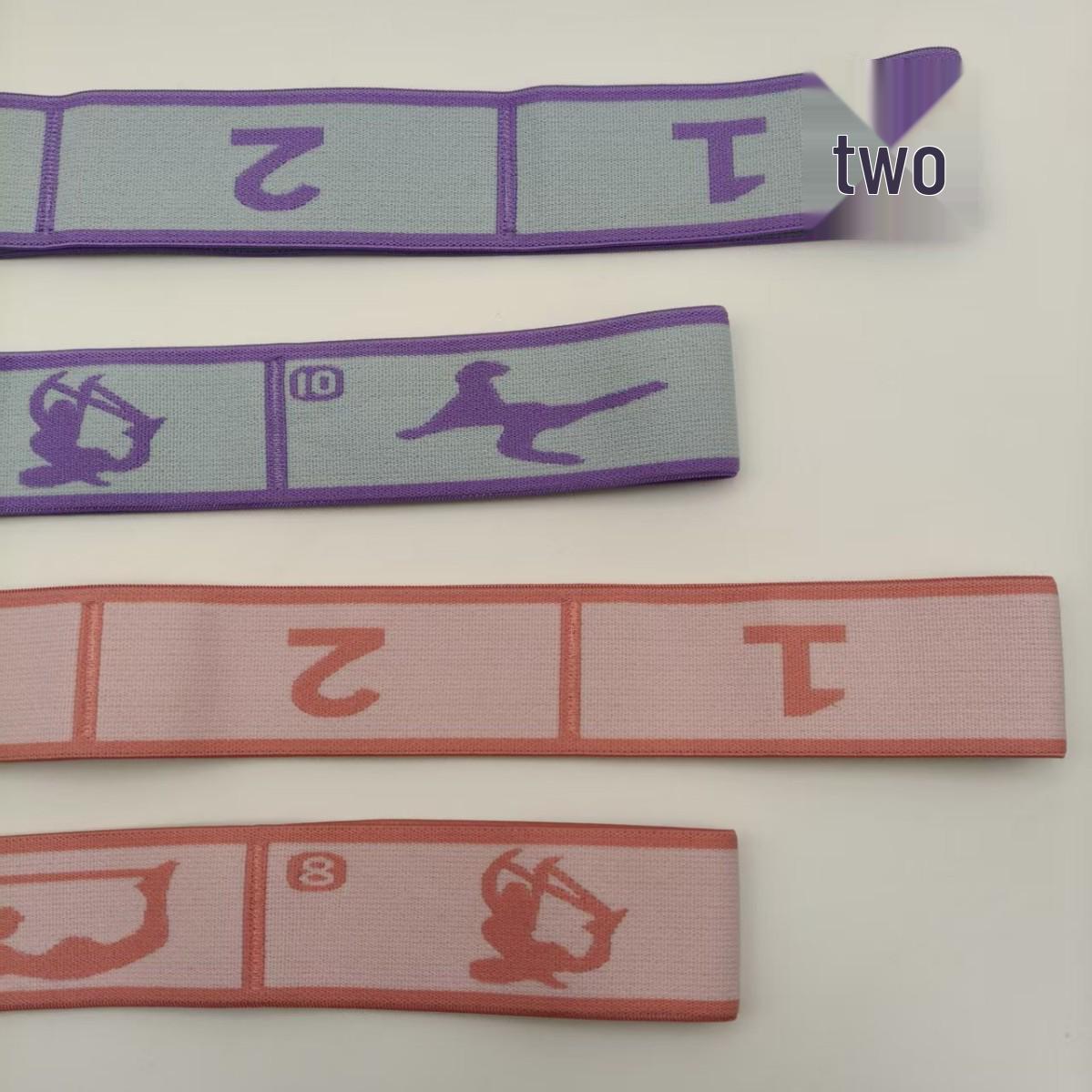 Elastic Resistance Band for Dance and Yoga - Adult Stretching & Training Band Grapefruit Red - Yoga Edition 8 Sections