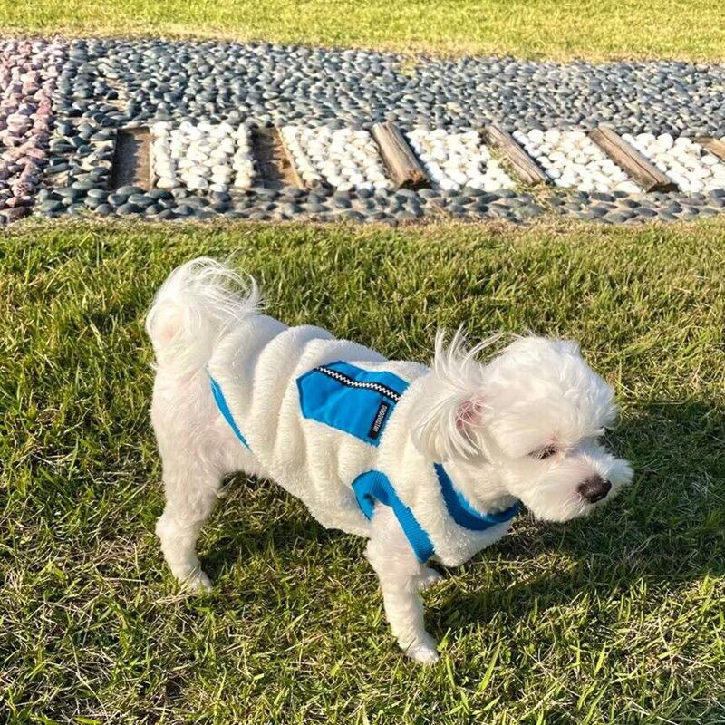 Pet Autumn And Winter Teddy Fleece Kitten Cat Bichon Frize Small Puppy Schnauzer Dog Clothes