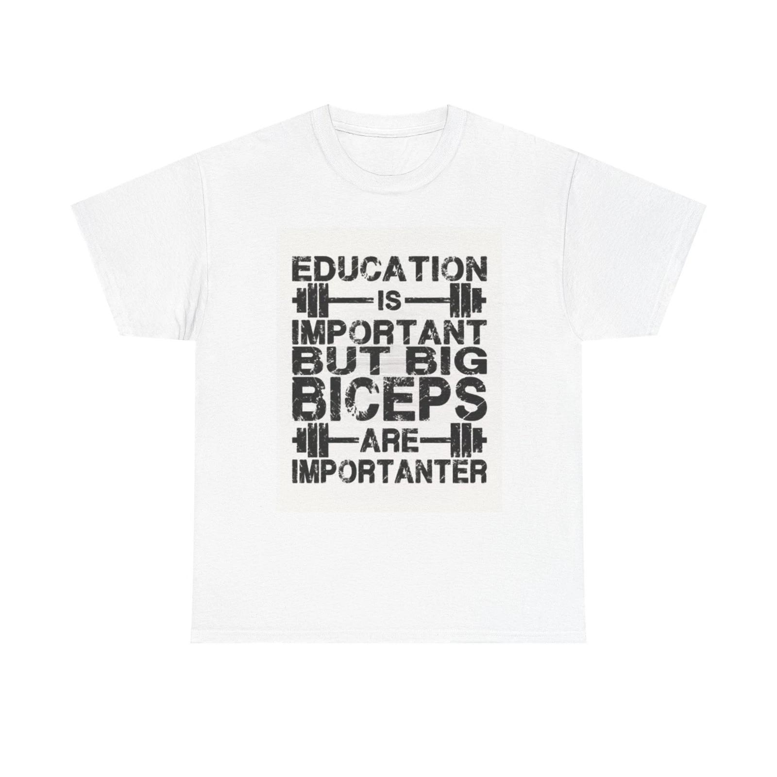 Men s and Women s T-shirts Gym Education Funny XS