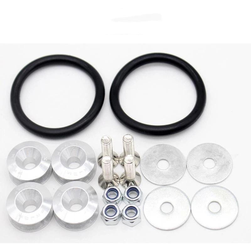 Jdm Car Modified Hex Fasteners Fender Washer Front/Rear Bumper Engine Concave Screws Fender Washer License Plate Bolts Styling