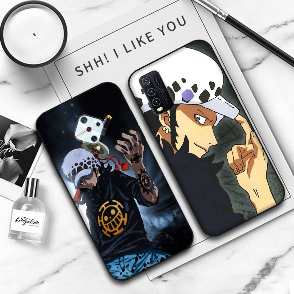JW60Trafalgar Law Schwarze Softcase-Hülle für Samsung Note 20 Lite S24 Ultra S23 A03 A05 A06 A11 A71 A15 A16 A13 A24 A25 A33 A52 A53 A50 M55 M35 Plus