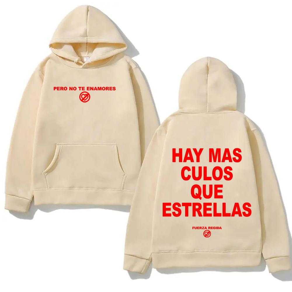 FUERZA REGIDA NEW TOUR Hoodie Graphic Print Punk Sweatshirt YOUR HOMETOWN TOUR 2025 Popular Clothing Sudaderas Unisex Pullovers