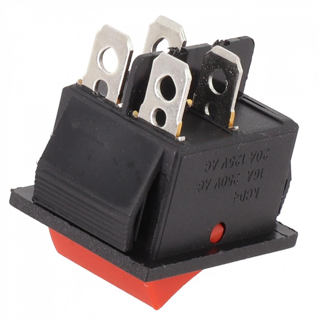 4-Pin Power Button High-Power Rocker Switch KCD4 Boat Switch