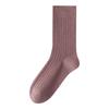 Women's Autumn and Winter Vertical Striped Warm Long Stockings, Antibacterial, Deodorizing, Sweat-absorbing Long Stockings, Stack Socks