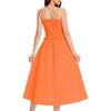 YYFS Women's Fashion Summer Spring Solid Color Print Sleeveless Suspenders High Waist Casual Dresses