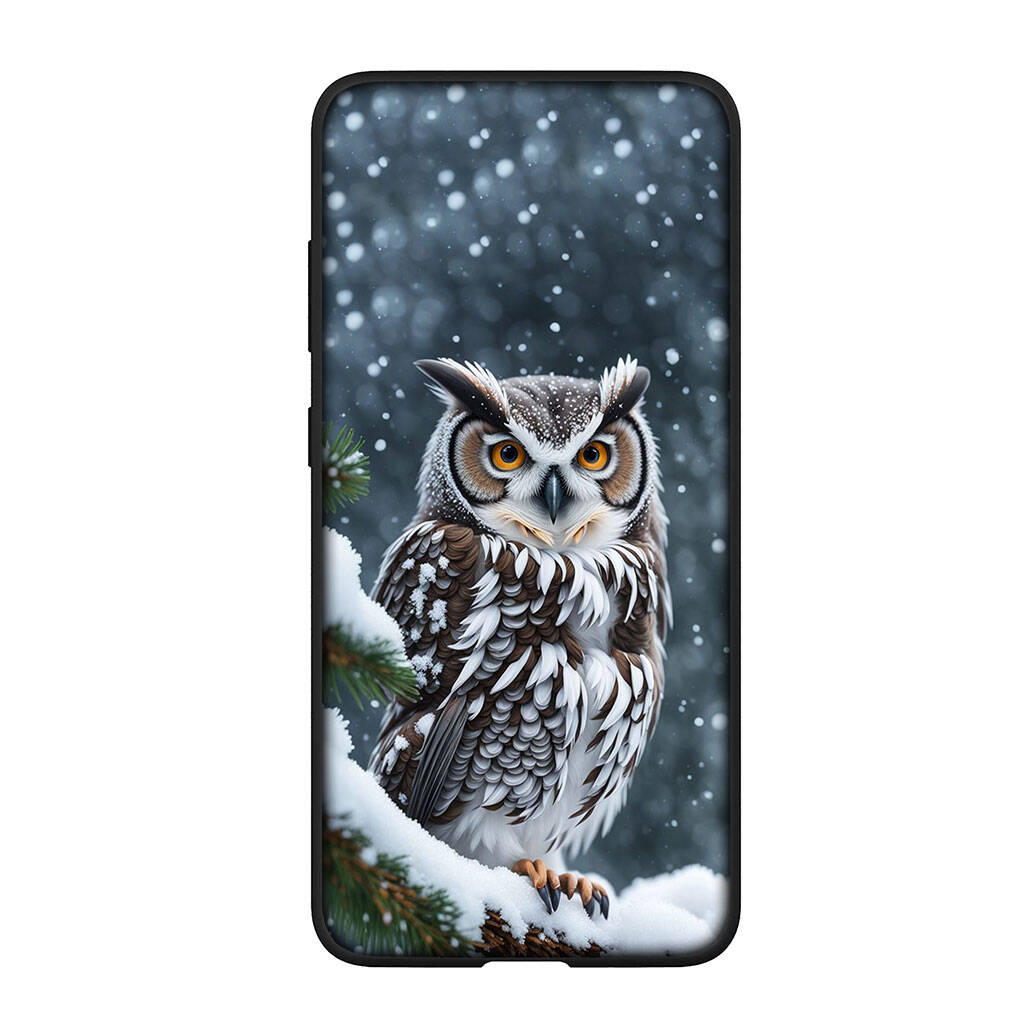 for iPhone 17 16 15 Xiaomi Poco F7 F8 X7 X6 F5 C85 C75 C71 M8 Redmi Note 14 13 12 11 Pro Max 14C 13C 15C A3 A4 Phone Case Cartoon Bird Owl Cover