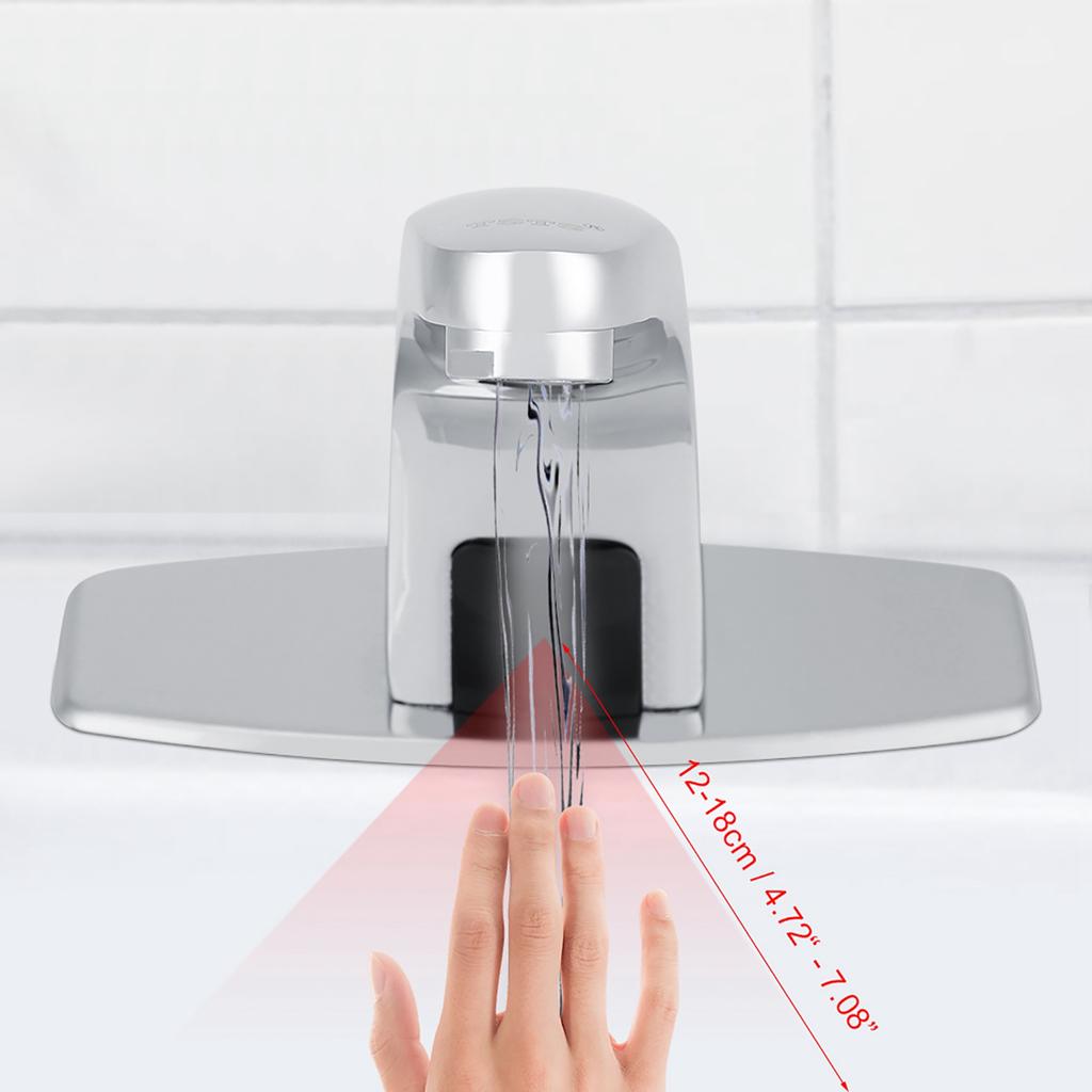 Sensor Water Tap Automatic Infrared Sensor Faucet Kitchen Bathroom Sink Cold Water Tap with Control Box Water Tap Water Faucet