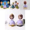 Enchanting Frozen Princess Elsa Anna Sofia Mini Figures Pvc Miniatures For Kids Fans