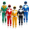Power Rangers Costume Kids Adult Cosplay Fancy Dress Party Superhero Jumpsuit