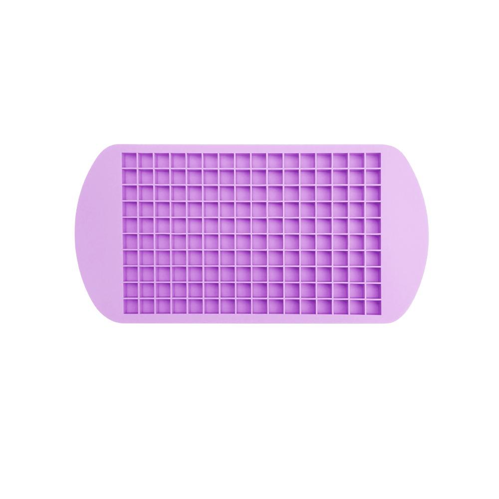 

160 кубиков Форма для льда Легкое извлечение Льдогенератор Красочные формы для кубиков льда Домашний бар фиолетовый