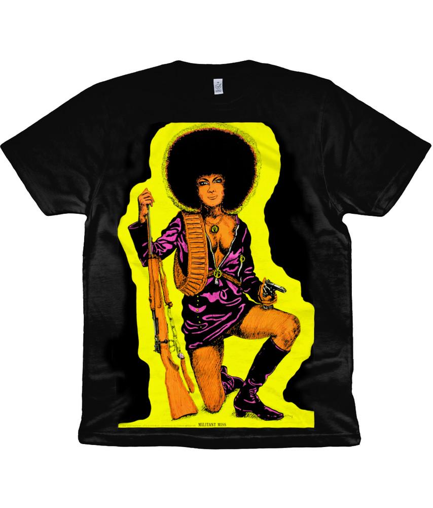 

Black Panther - Militant Miss - 1970 - Organic T Shirt 2XL