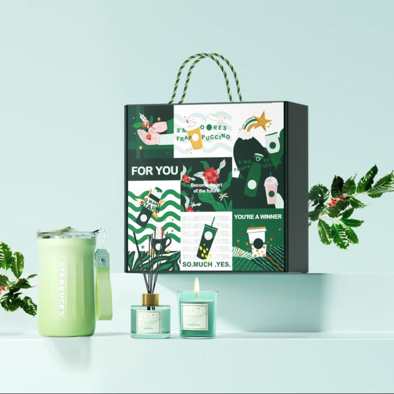 Starbucks Insulated Tumbler & Flameless Diffuser Gift Set