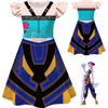 Kids KPop Demon Hunters Dress Clothes Cosplay Costume Girls Cartoon Rumi Dresses Children Casual Girl Dress Halloween Xmas Party