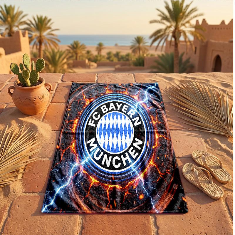 Bayern Munich Print Microfiber Beach Towel Quick Dry Absorbent Large Towel For Beach Swimming Travel