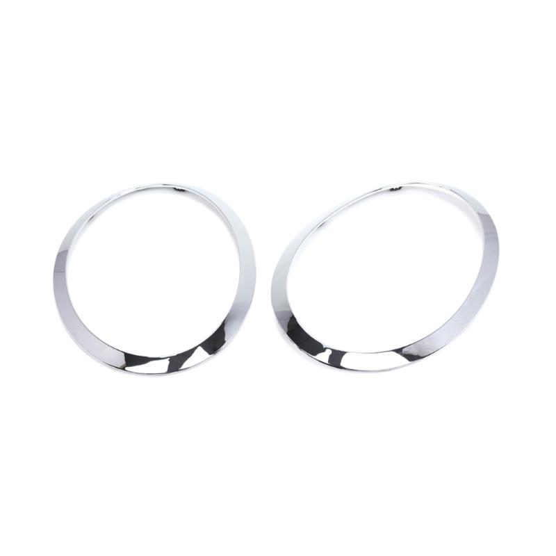 Round Headlamp Retaining Rings For Mini Cooper F55 F56 F57 7300631 Car Front Headlight Trim Rings