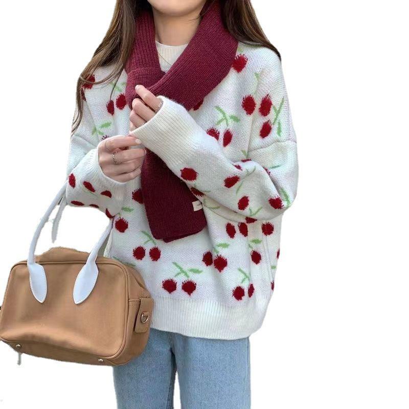 2023 Women's Cozy Autumn Winter Christmas Sweater - Loose-Fit, Thick Knitwear Top In Petite Lazy Style