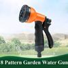 8 Pattern Garden Water Gun Hose Spray Lawn Watering Multi-Function Car Wash High Pressure Durable Hose Sprinkle Nozzle LM