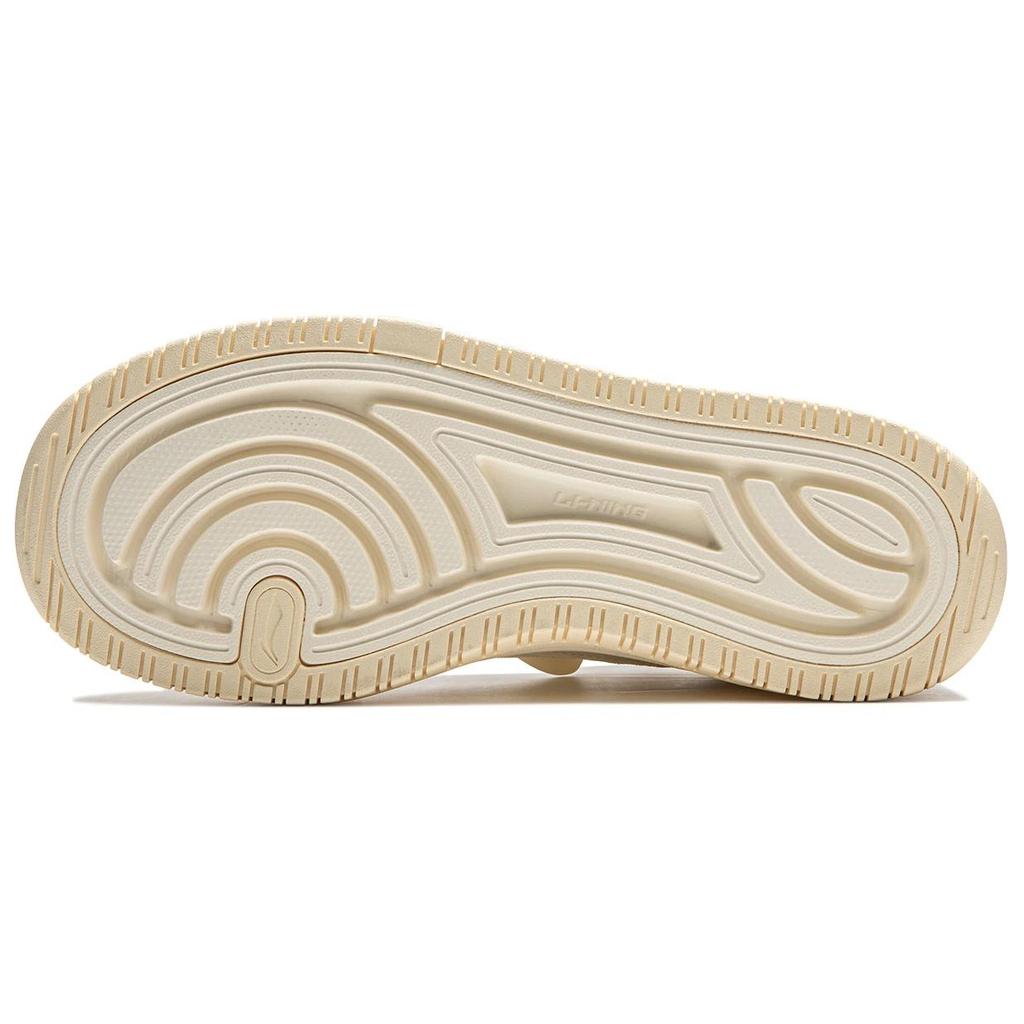New LiNing Future C1 Abrasion Resistant Slip Resistant Low Top Skateboard Shoes Women's Beige AGCU032-19