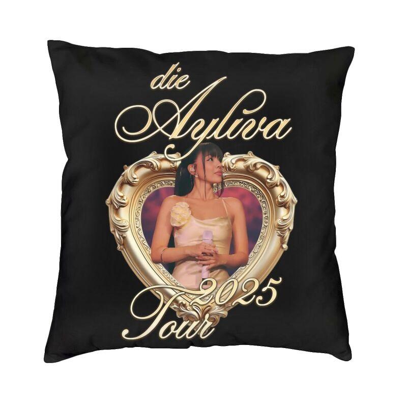 Custom Germany Ayliva Singer And Musician Cushion Cover Double Side Print Throw Pillow Case for Sofa Pillowcase Home Decorative