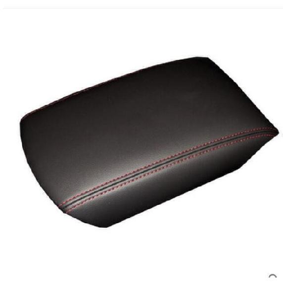 For Chevrolet Malibu 2016~2024 Black Leather Central Console Armrest Box Cover