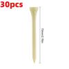 50PCS Bamboo Golf Tees, 4 Assorted Sizes Natural Wooden Golf Tees for Golf Practice & on-Course Use