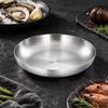 ThreeTier Seafood Serving Stand Raised Rim with Round Trays Ribbed Exterior