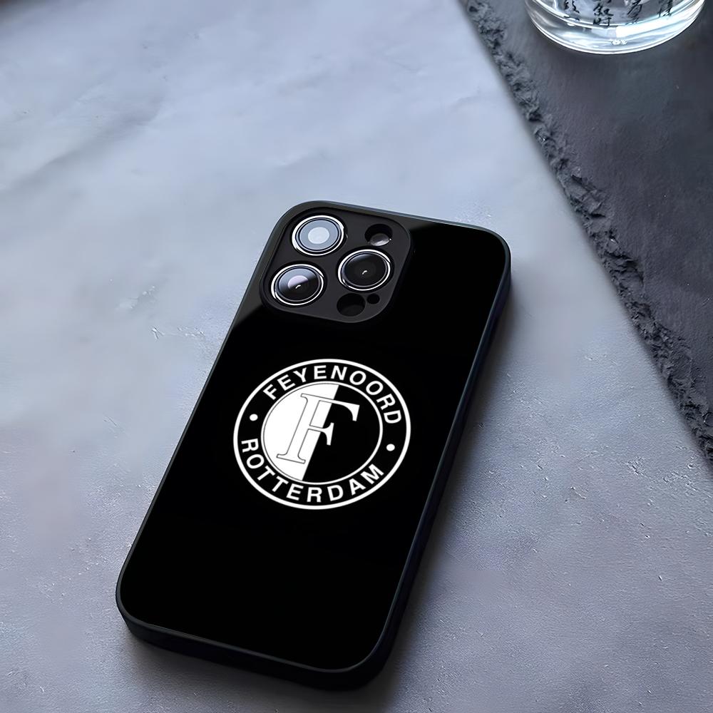 F-FeyenoordS Football Club Phone Case Tempered Glass For IPhone 17 13 14 16 12 15 11 Pro Max Plus Mini X XR SE2020 Coque