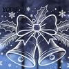 Durable Window Film for Parties Christmas Bell Sticker, PVC Decals with Snowflake Bow Patterns Removable Seasonal Holiday Home Decoration, Waterproof