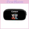 Cuphead Cartoon Pen Case Nylon Storage Pouch For Students And Kids