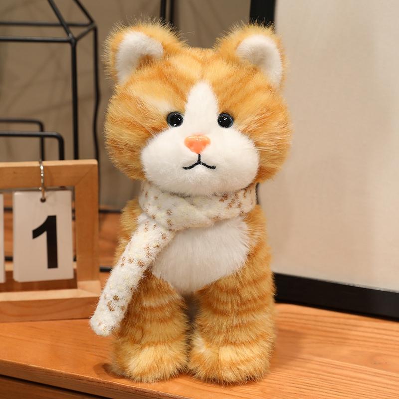 Simulations tiere Flauschige Katze Tiger Leopard Lebensecht Niedlich Zuhause Dcero Hohe Qualität Weich Geburtstagsgeschenke