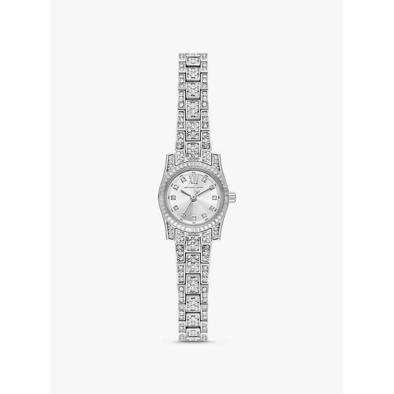 

Мини-часы Michael Kors Lexington с паве, серебристый тон, MK4864 серебряный