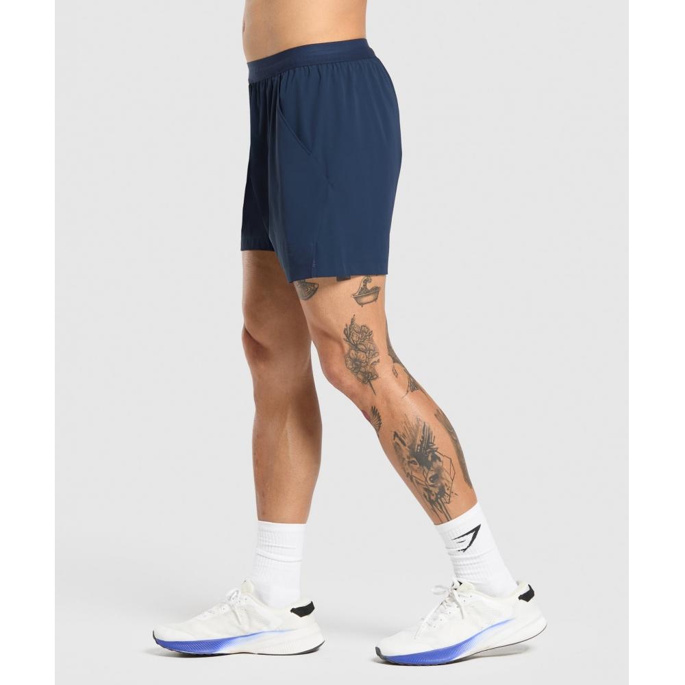 Gymshark Studio 6  Shorts Navy A1a4h Ub9p