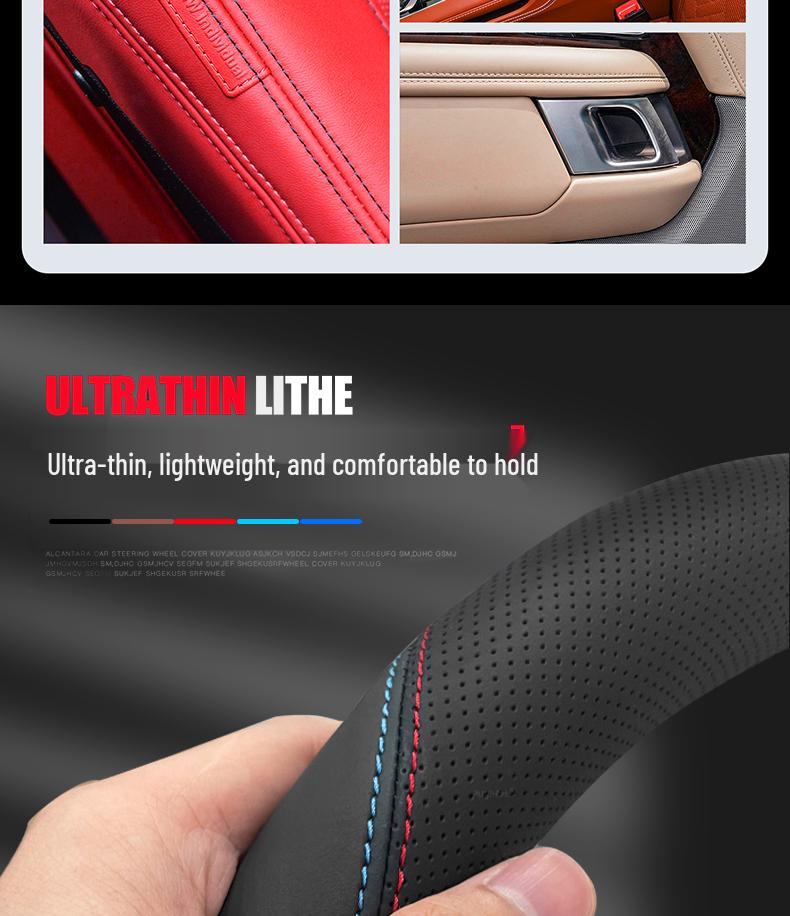 Universal Geely Panda Mini Steering Wheel Cover, All-Season, No-Sew Grip, Women's 2023 Thin Model