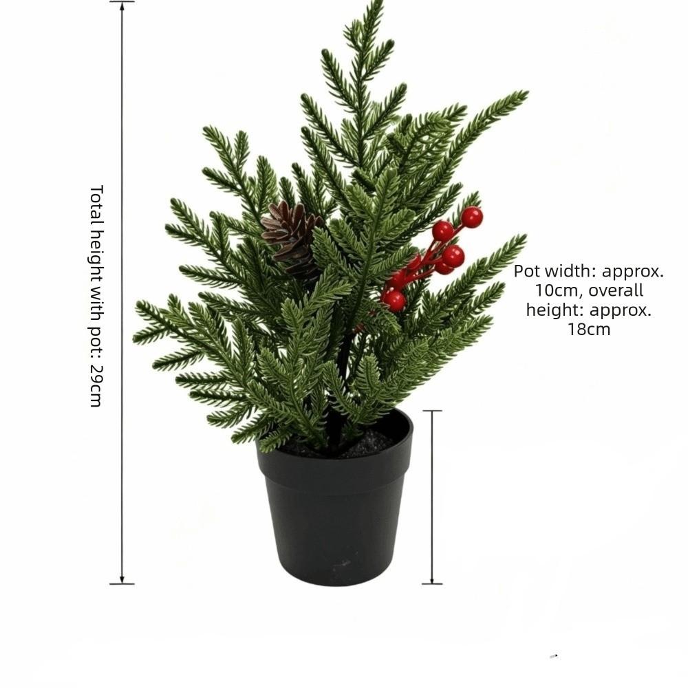 Red Fruit Simulated Christmas Red Fruit Simulated Christmas Leaves Christmas Pine Needles Autumn