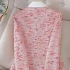 Women's Long Sleeve Red Plaid Blazer