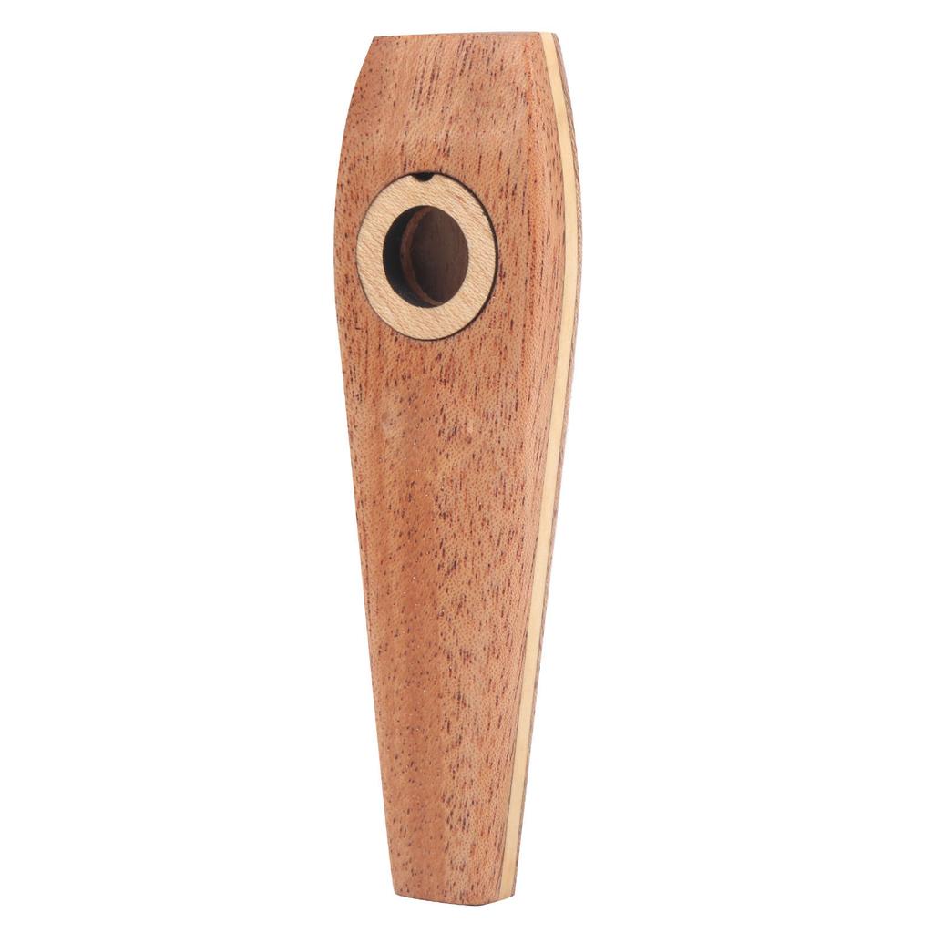 Wood Kazoo Flute Wooden Harmonica Guitar Accompaniment Diaphragm Mouth Music Wind Instrument