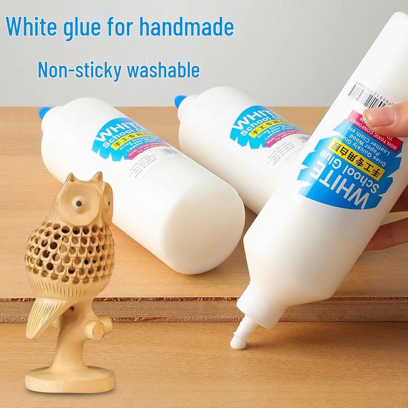 Quick-Drying White Glue for Kids' Crafts & DIY Slime - Perfect for Art Projects & Kindergarten Use