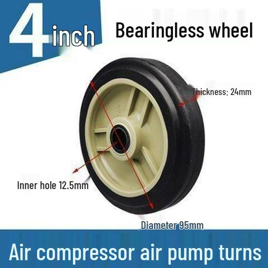 4568 Inch Air Compressor Foam Cleaning and Inflation Pump with Plastic Wheel