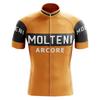 Retro Classic Molteniful-Team Cycling Jersey Set Summer Clothing Kits Men Road Bike Shirt Suit Bicycle Bib Shorts