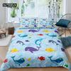 Home Living Luxury 3D Marine Life Print Bedding Set Duvet Cover Pillowcase Kids Bedding Set Queen And King Eu/Us/Au/Uk Size