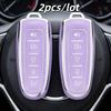 2pcs/lot Key FOB Cover Case Shell for Ford Escape Focus C Max Kuga Edge Explorer Taurus Car Key Case Covers