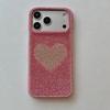 Premium sense three-dimensional flash diamond white background rose red love is suitable for Apple 17promax mobile phone case iphone16 new women's