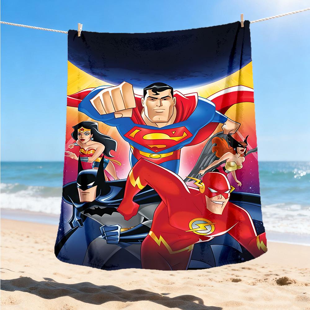 1pc Superman Outdoor Flannel Throw Blanket Soft, Lightweight & Warm