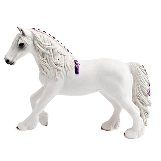 Simulation Horse Figurine Hand-Painted Stallion Mare Collectible Model Lifelike Farm Animal Educational Toy Decoration Horse Lover Gift