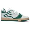 Li Ning Slip Resistant Cushioning Low Top Skateboard Shoes Men's White Green AECT035-2